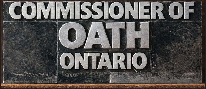 Commissioner of Oaths